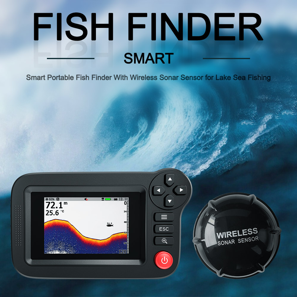 مكتشف الأسماك الذكي - مكتشف ال - مراجعة Fish Finder Portable وسعره
