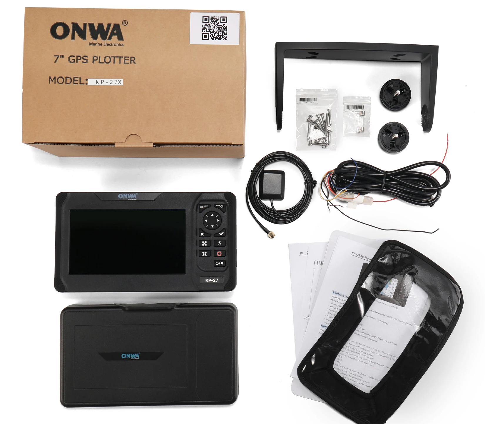 7 بوصة Onwa KP-27X. فئة B+ AIS - مراجعة Fish Finder وسعره