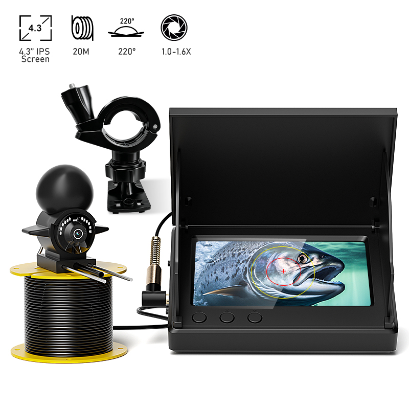 جهاز كشف الأسماك محمول بشاشة L - مراجعة Fish Finder Portable وسعره