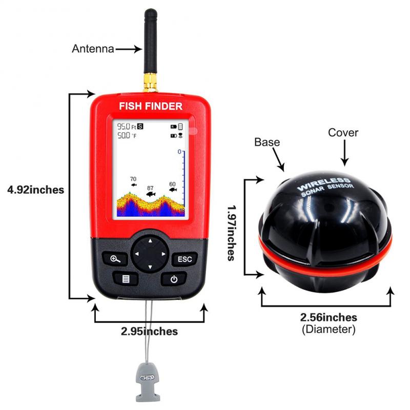 جهاز محمول لتحديد عمق الأسماك  - مراجعة Fishing Depth Finder وسعره