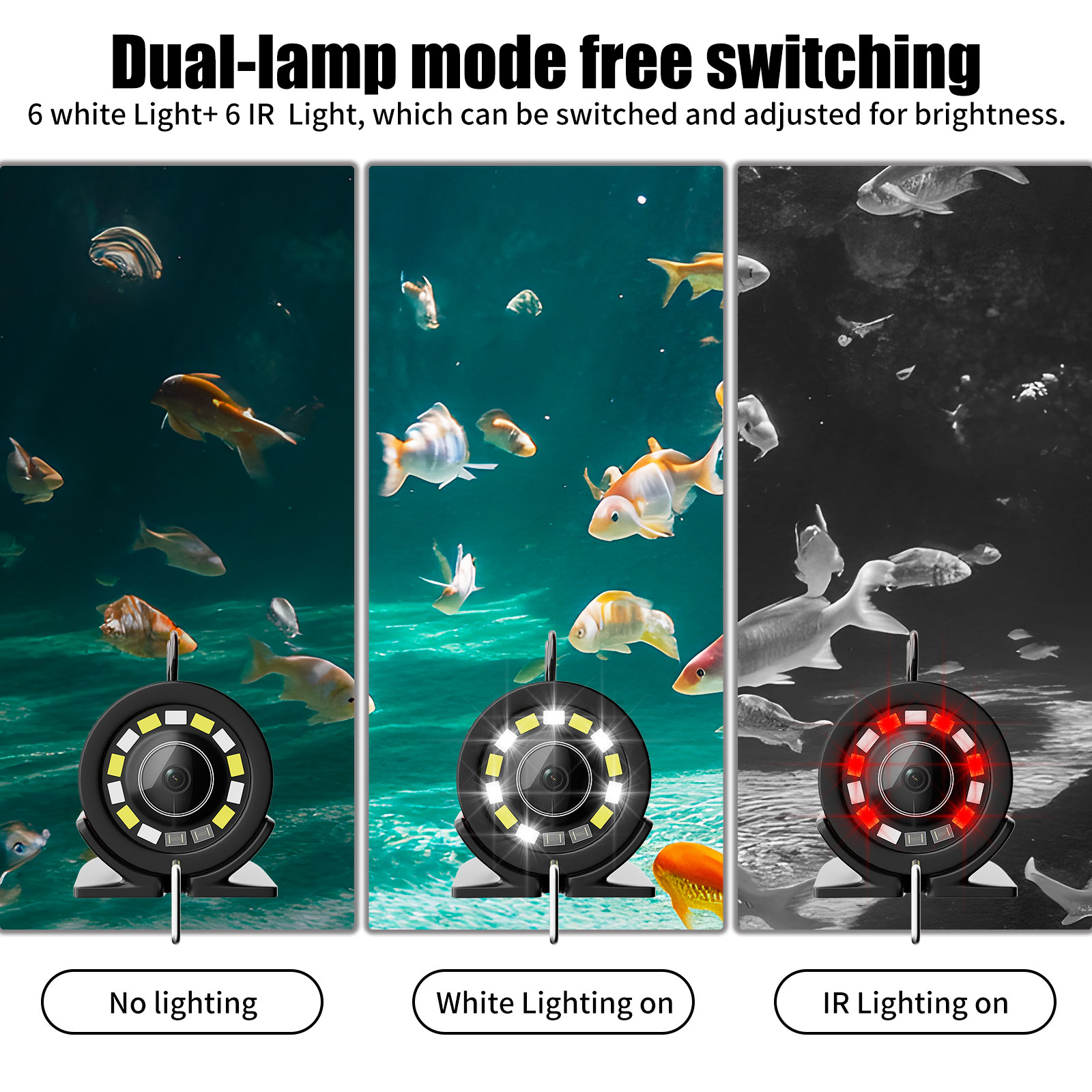 كاميرا صيد تحت الماء - كابل بط - مراجعة Fish Finder Portable وسعره